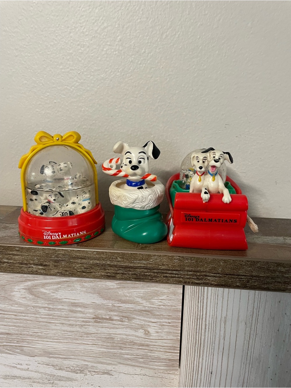 Vintage McDonald’s Disney 101 Dalmatians Christmas Toys Lot (1996)